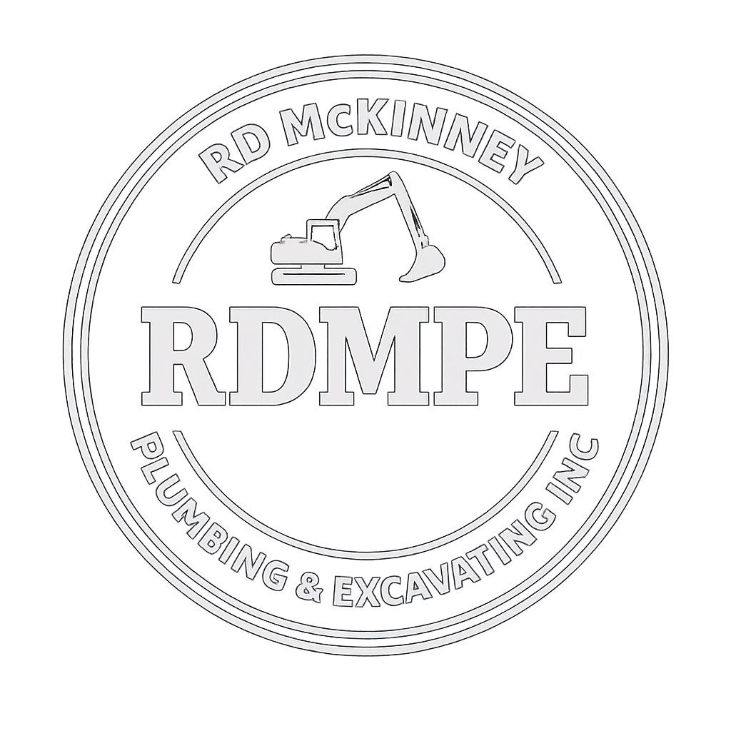 RD McKinney Plumbing and Excavating logo